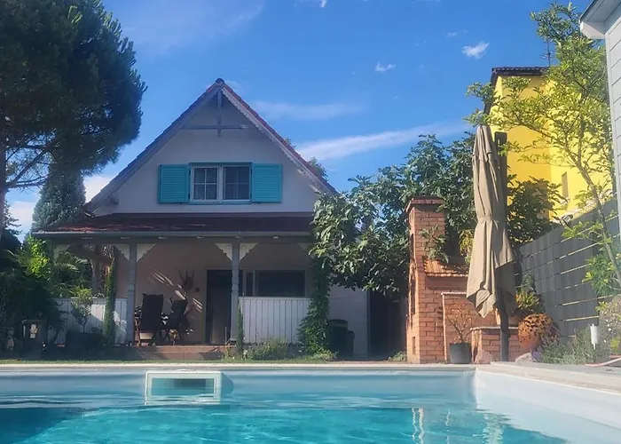 Zamardi Private Villa With Own Pool And Huge Garden, 150M To Longest Free Beach At Balaton