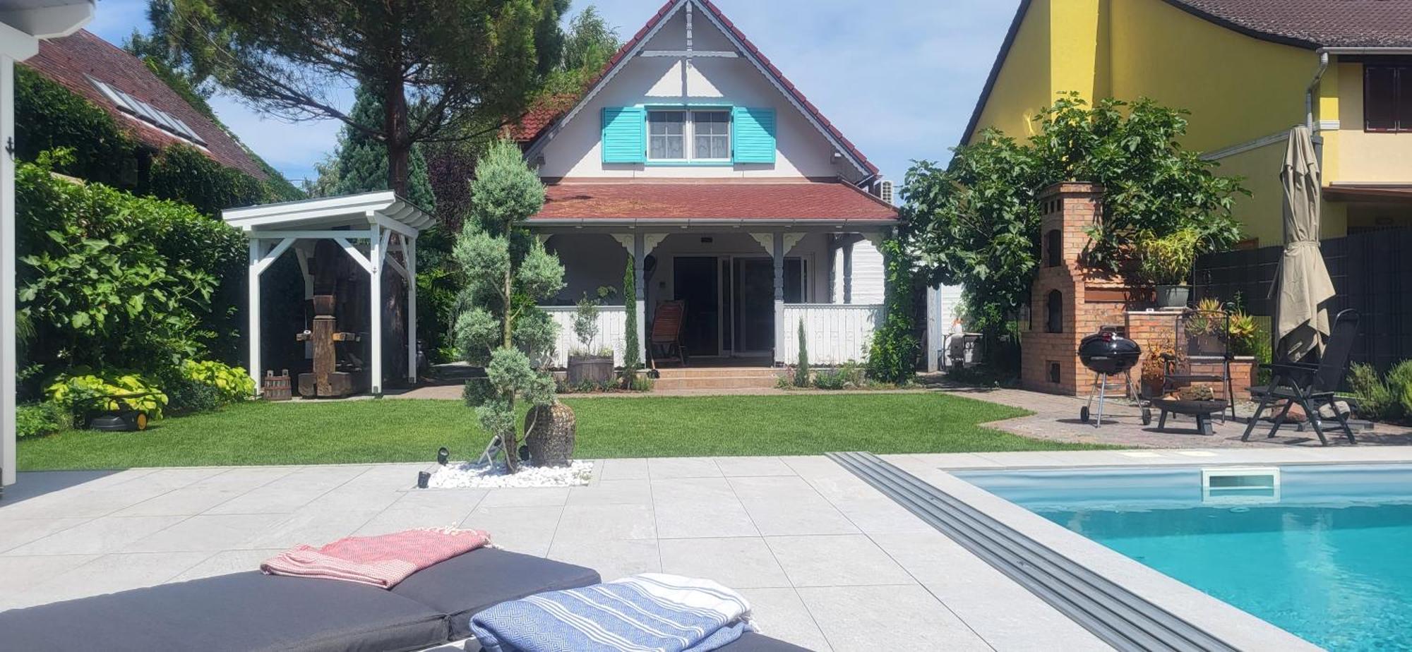 Private With Own Pool And Huge Garden, 150m To Longest Free At Balaton * Zamardi