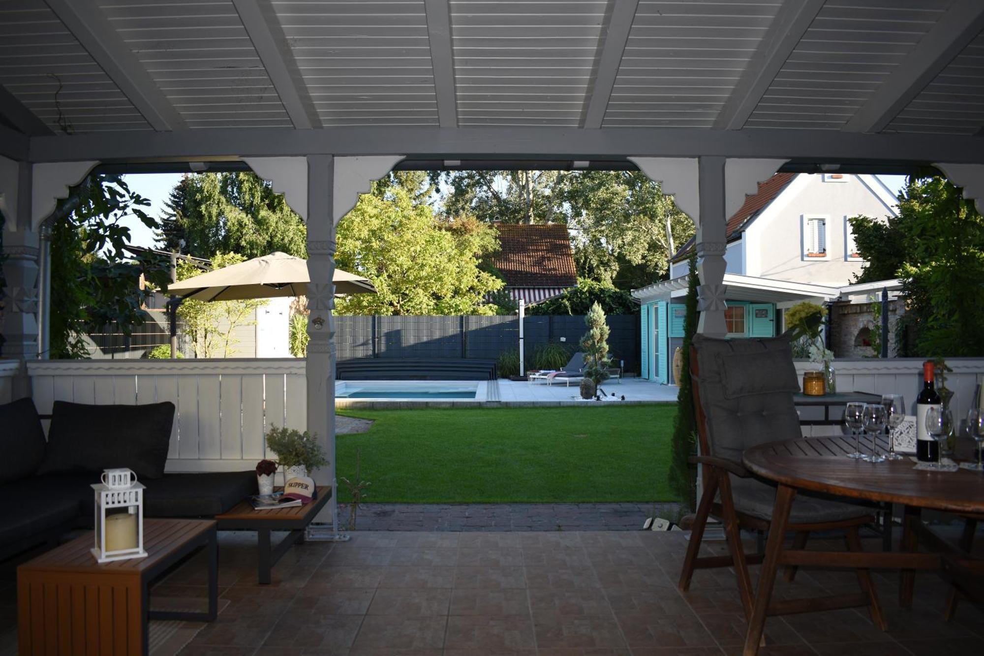 Private With Own Pool And Huge Garden, 150m To Longest Free At Balaton Apartment *