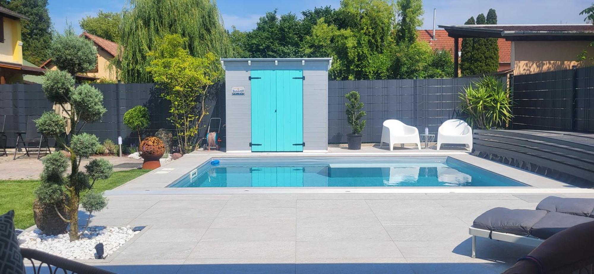 Private With Own Pool And Huge Garden, 150m To Longest Free At Balaton Apartment