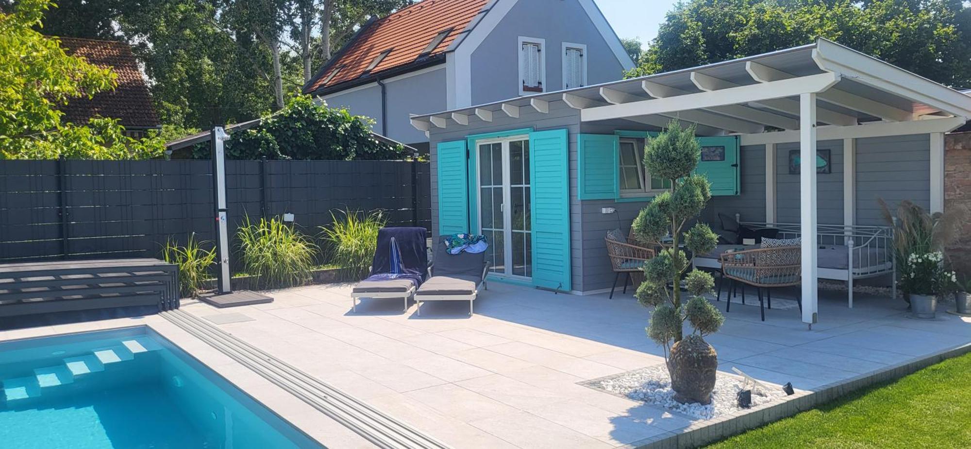 Private With Own Pool And Huge Garden, 150m To Longest Free At Balaton Apartment Zamardi